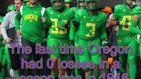 Oregon undefeated in 2024?