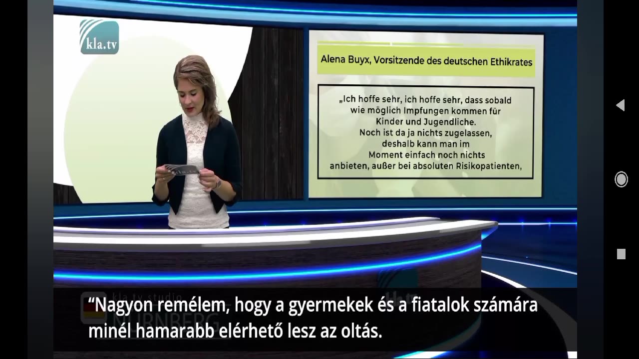 Német televízió a gyermekek oltásáról,annak káros hatásairól riport