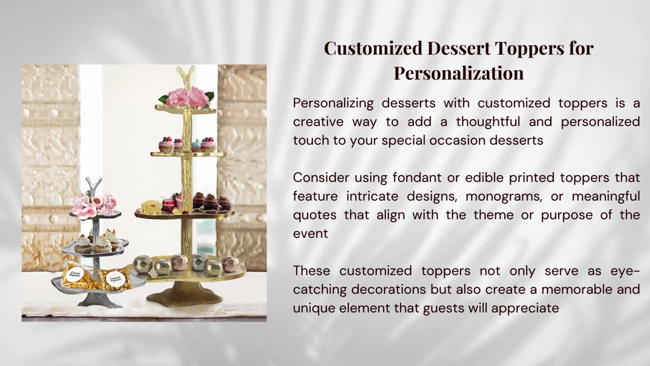 5 Creative Ways to Decorate Desserts for Special Occasions