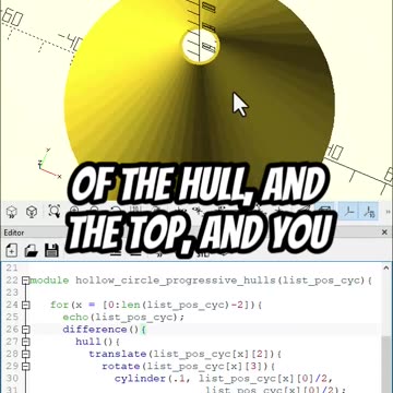 OpenScad: Create Funnel