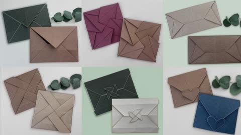 DIY Gift Wrapping - Six Easy Envelope Origami