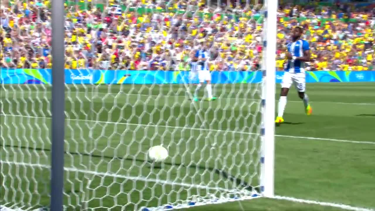 Neymar scores fastest goal in Olympic history | Rio 2016 Olympic Games