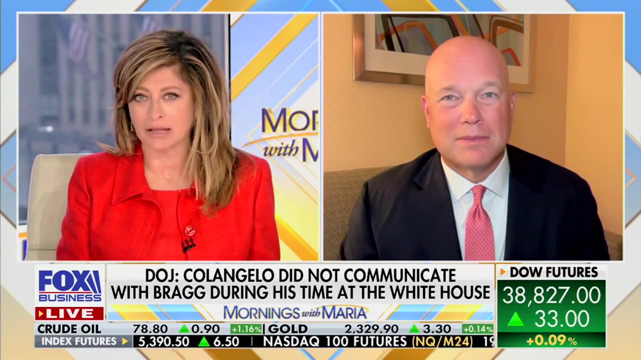 Matt Whitaker on Mornings With Maria Bartiromo - Fox Business 06.12.2024