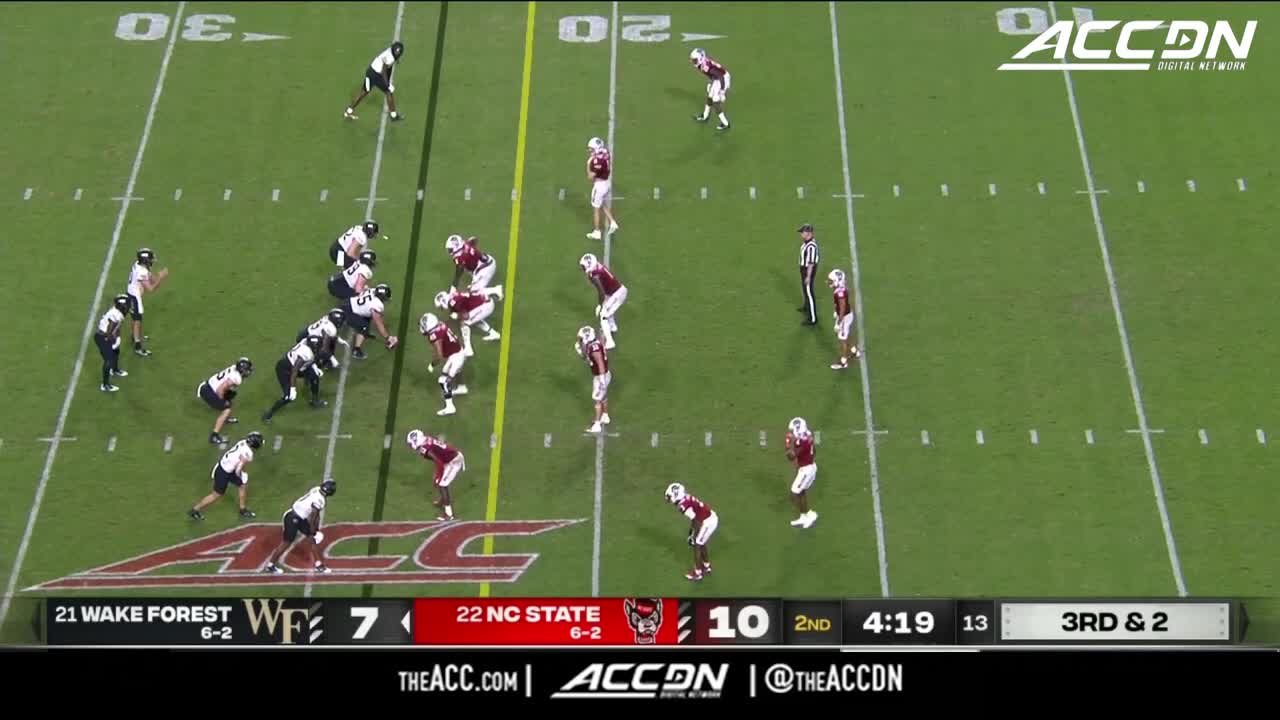 Wake Forest's Taylor Morin Finds The Ball Around A Defender For A Touchdown | ACC Must See Moment