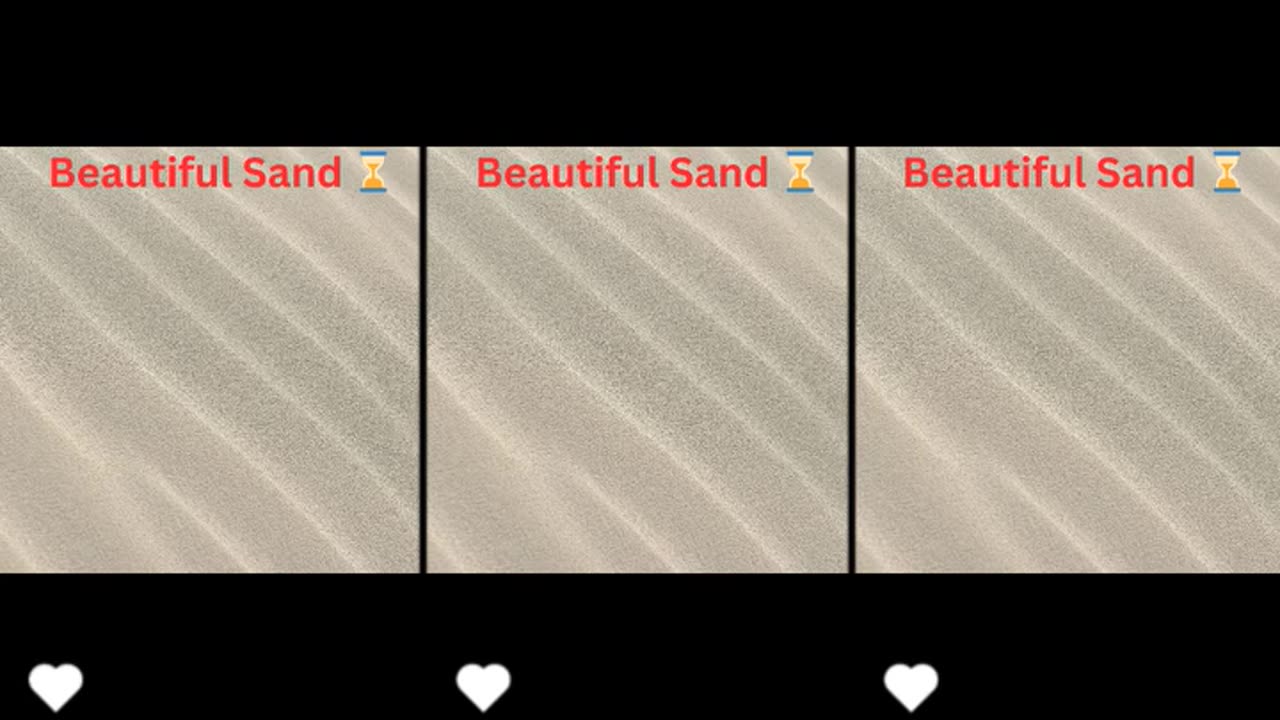 Beautiful sand ⌛⏳