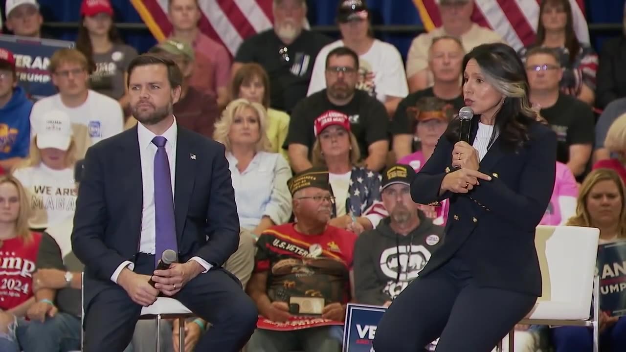 JD Vance & Tulsi Gabbard Townhall in Bedford, PA