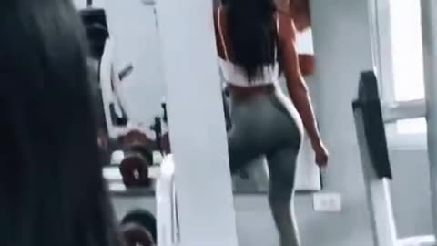 Transgender (Male) Records Self From Behind At The Gym, But Has Unmistakable Bulge In Front