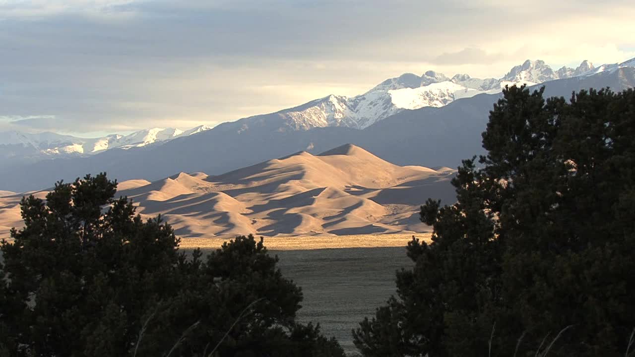 Colorado Great Sand Dunes with shadows