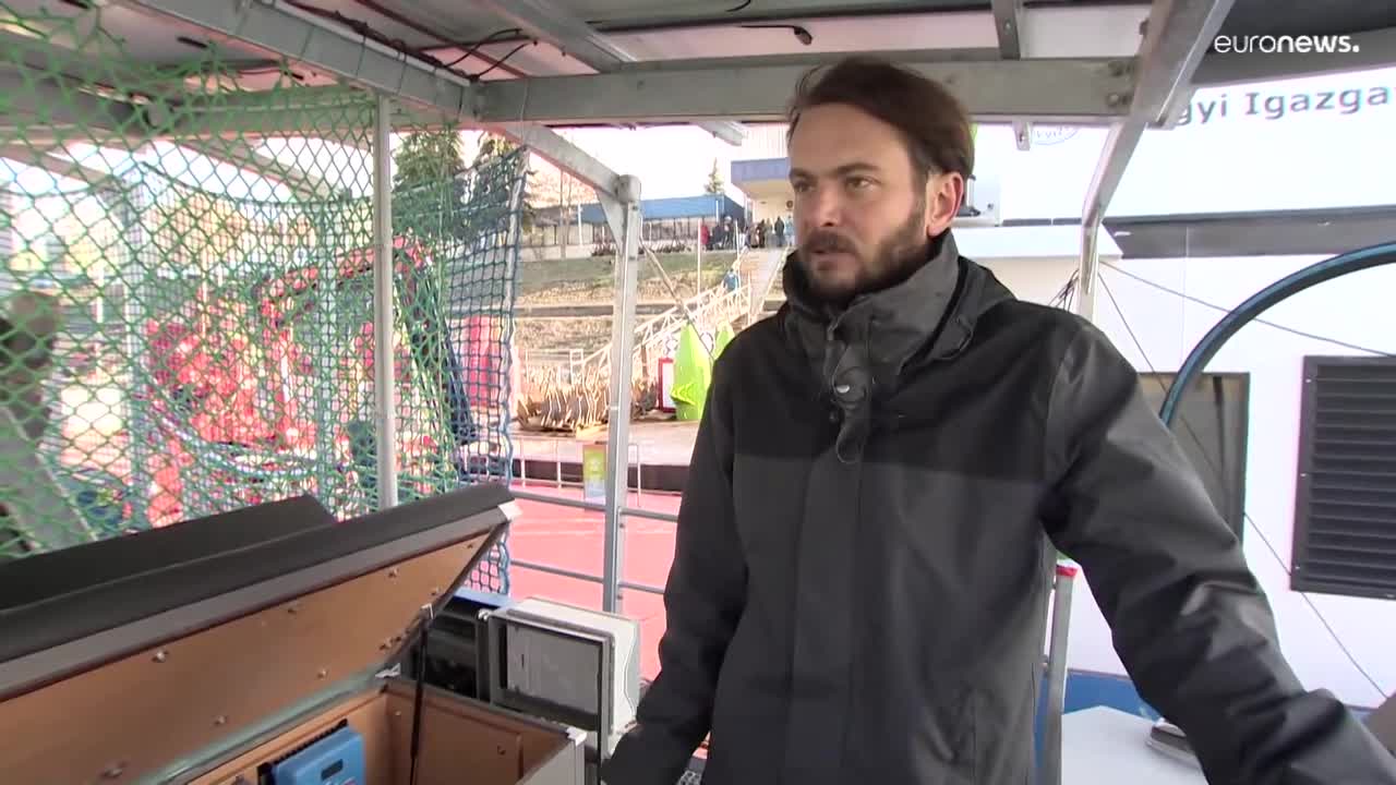 Cleaning rivers in Hungary using an automated solar-powered boat