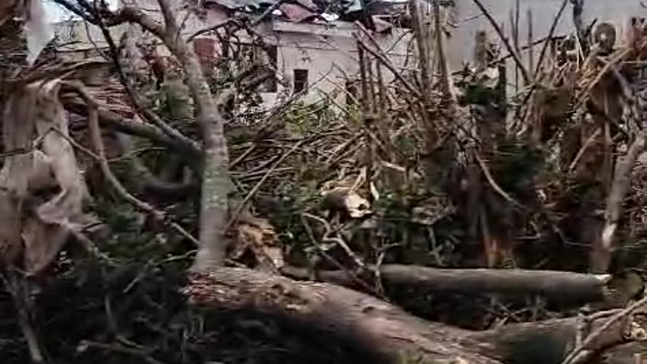 Landspout in Durban