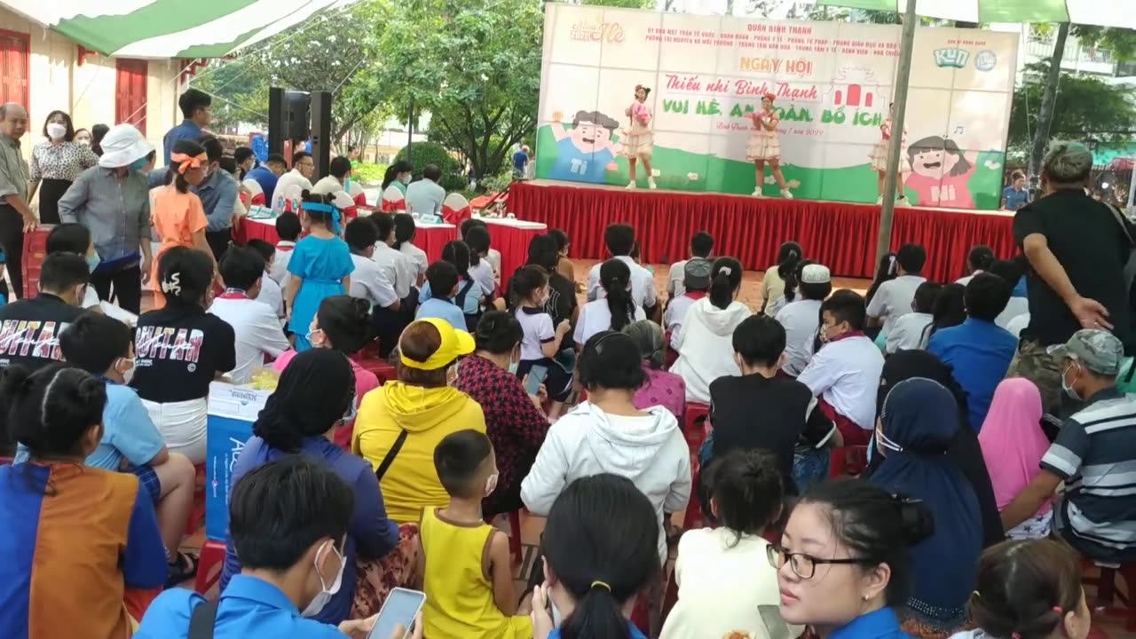SV IUH Và Các Em Tham Gia Ngày Hội Thiếu Nhi Bình Thạnh Vui Hè Bổ Ích An Toàn Năm 2022 P2