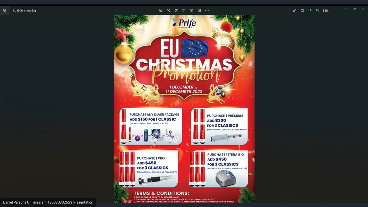 Prife iTeraCare Christmas 2023 Promotions - New Hours For December