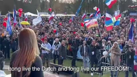 Eva Vlaardingerbroek's speech at the farmers protest at The Hague fighting for food