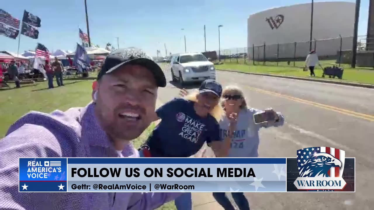 Tens Of Thousands Turnout For President Trump's Historic Rally In Waco