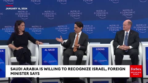 BREAKING NEWS: Saudi Arabia's Foreign Minister Says Country Is Willing To Recognize Israel