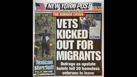 Democrats in New York Us Veterans are being thrown out into the streets so illegals can move in