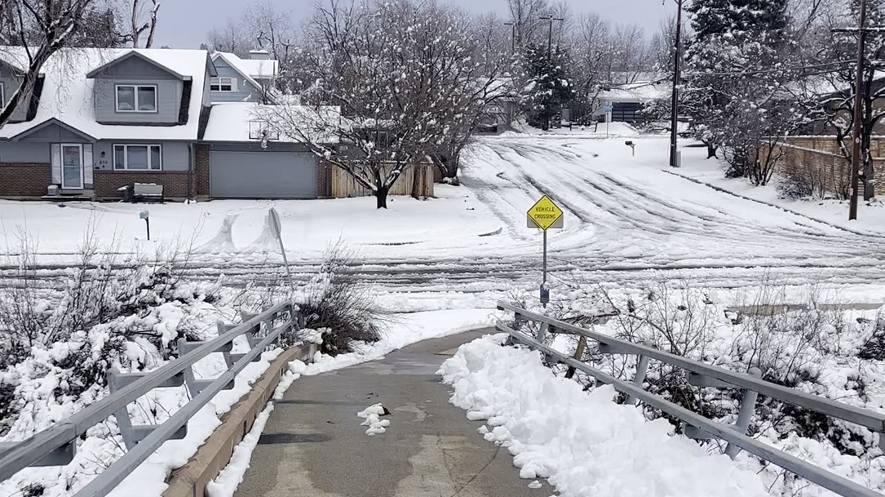 Bridge in Boulder Colorado- Foot Hills and Sioux