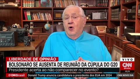 Boris Casoy: Ausência de Bolsonaro no G20 é compreensível - Liberdade de Opinião