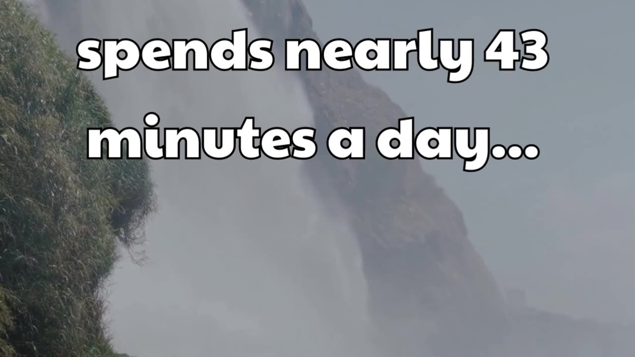 Man spend nearly 43 minutes a day... #shorts #psychologyfacts #subscribe