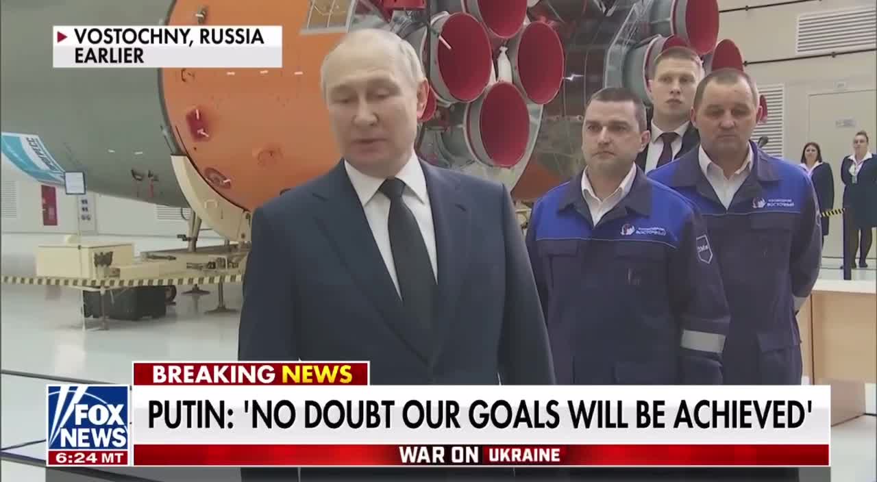 Russian President Putin on Fox News on Ukraine 4-12-22