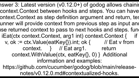 Godog pass argumentsstate between steps