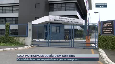 Comício de Lula em Curitiba é chamado de "redenção" | SBT Brasil (17/09/22)