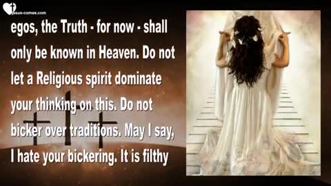 I want to speak about Communion... Do not argue, love each other ❤️ Love Letter from Jesus