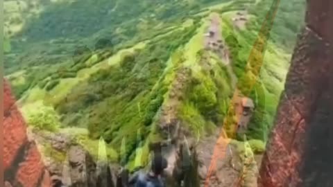 The most dangerous track of Maharashtra of hari Har fort😰😱😱