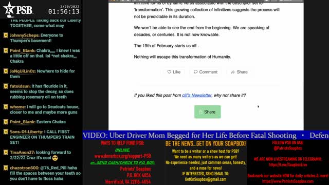 2022-02-20 00:00 EST - Hyper-Drive "The Early Edition": with Thumper