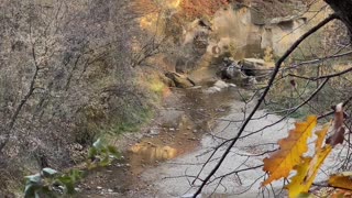 Driver Plows Through Water