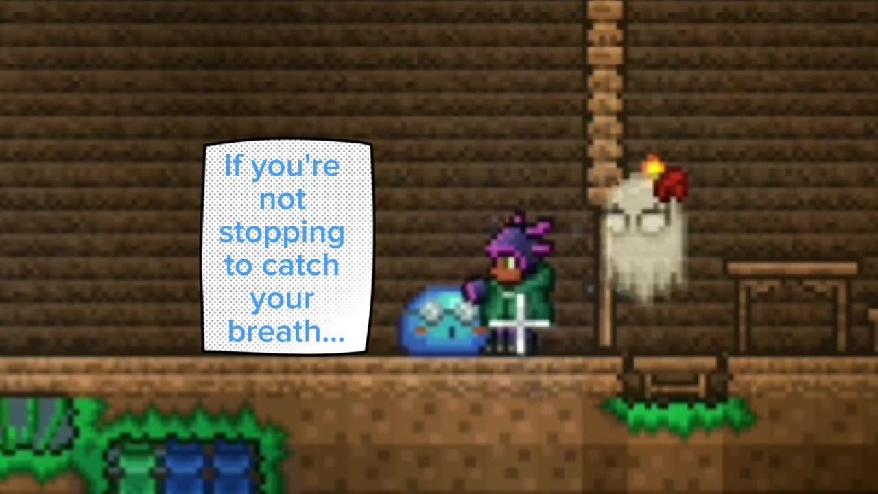 The slime is weird