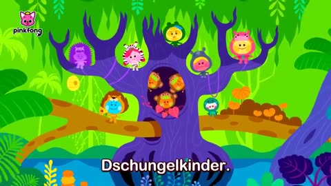 Zehn kleine DschungelkinderㅣZehn Kleine KinderㅣBaby Shark DeutschㅣPinkfong, Baby Hai! Kinderlieder