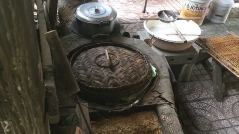 Making Rice Paper - Vietnam March 2020