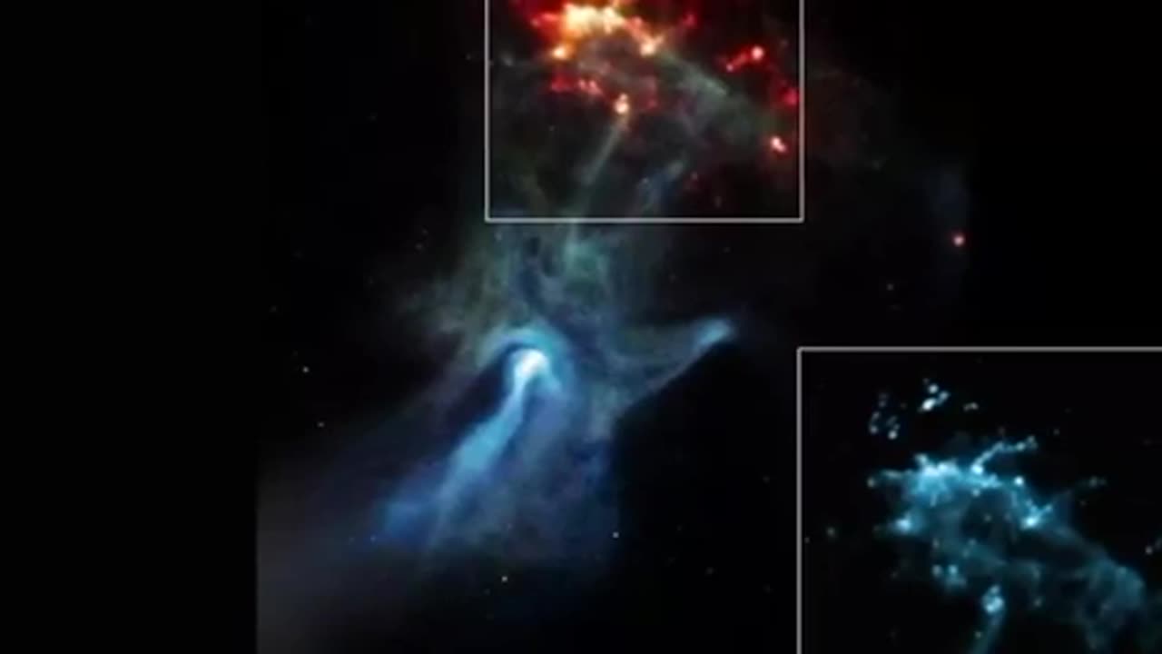 STRANGE GIANT GHOSTLY HAND STRETCHES THROUGH SPACE IN A NEW Z-RAY VIEWS