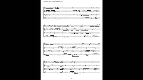 J.S. Bach - Well-Tempered Clavier: Part 1 - Fugue 01 (String Quartet)