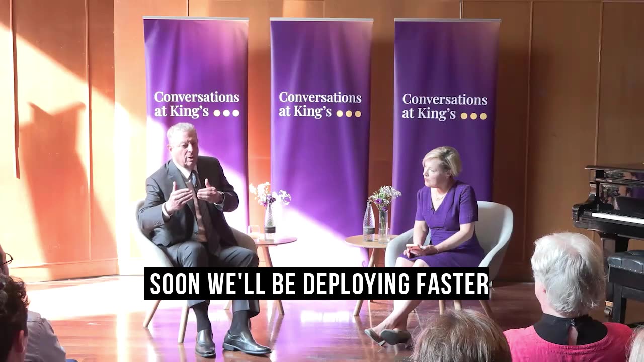 Al Gore: We're gaining momentum and soon we'll be deploying faster