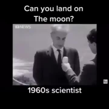 Can you land on the moon ? 1960 scientist