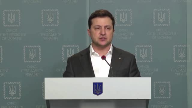 Ukraine's Zelenskiy promises weapons to citizens