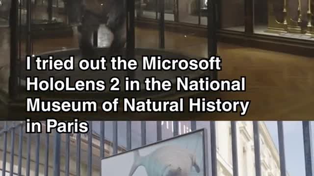 Let me show you what happens when you put on a Mixed Reality device in a museum!