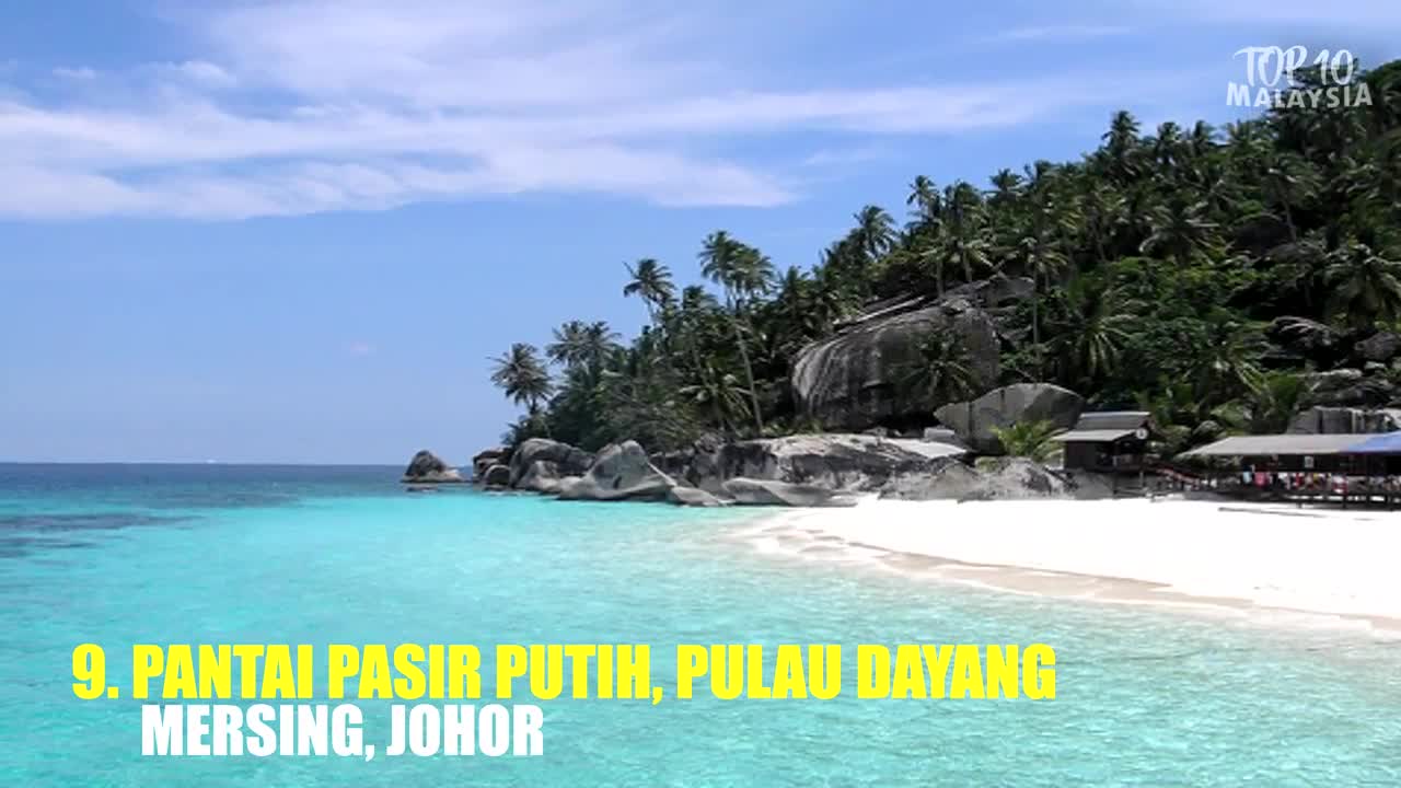 TOP 10 Lokasi Percutian Pantai Tercantik Di Malaysia