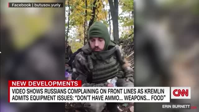 VIDFO SHOWS RUSSIANS COMPLAIMING ON FRONT TINES AS KREMLIN