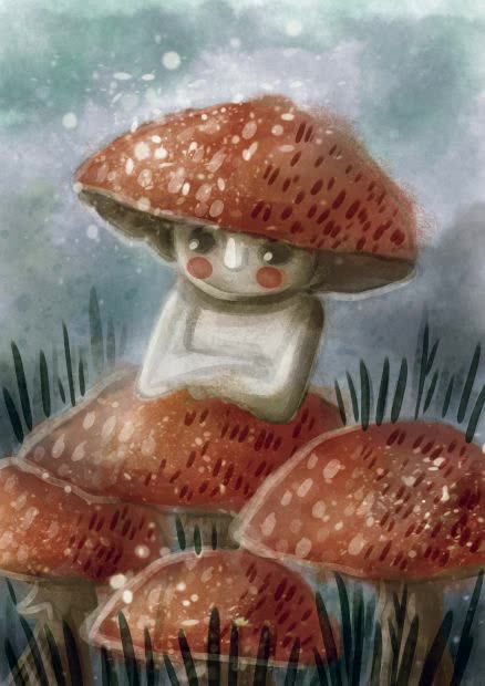 A cute mushroom - elf