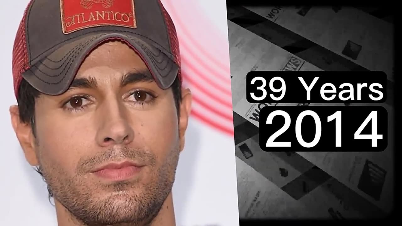 Enrique Iglesias from 1998 to 2023