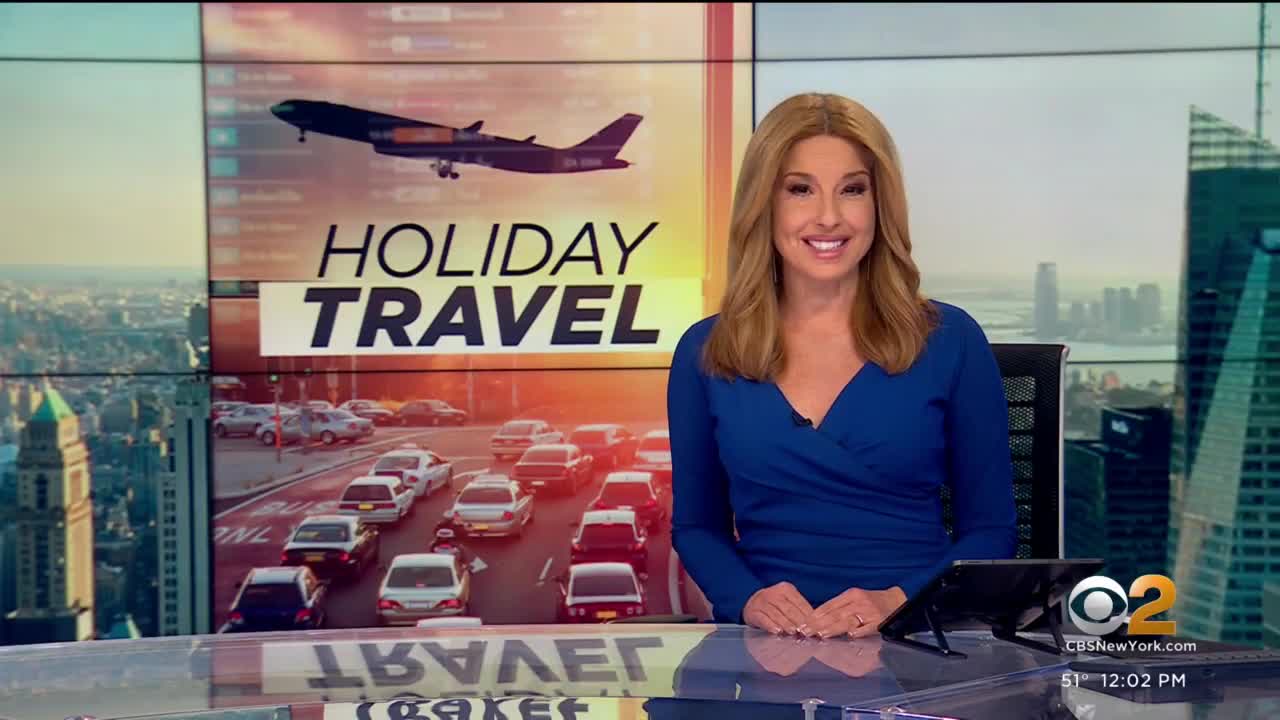 Airports bustling with holiday travelers