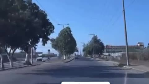 IDF IOF Tank Blows Up Civilians Car as they Try to Flee in Gaza