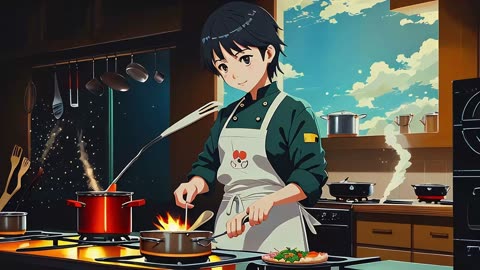 Cooking with Cuteness: Lofi Chibi Girl's Sweet Kitchen Adventures