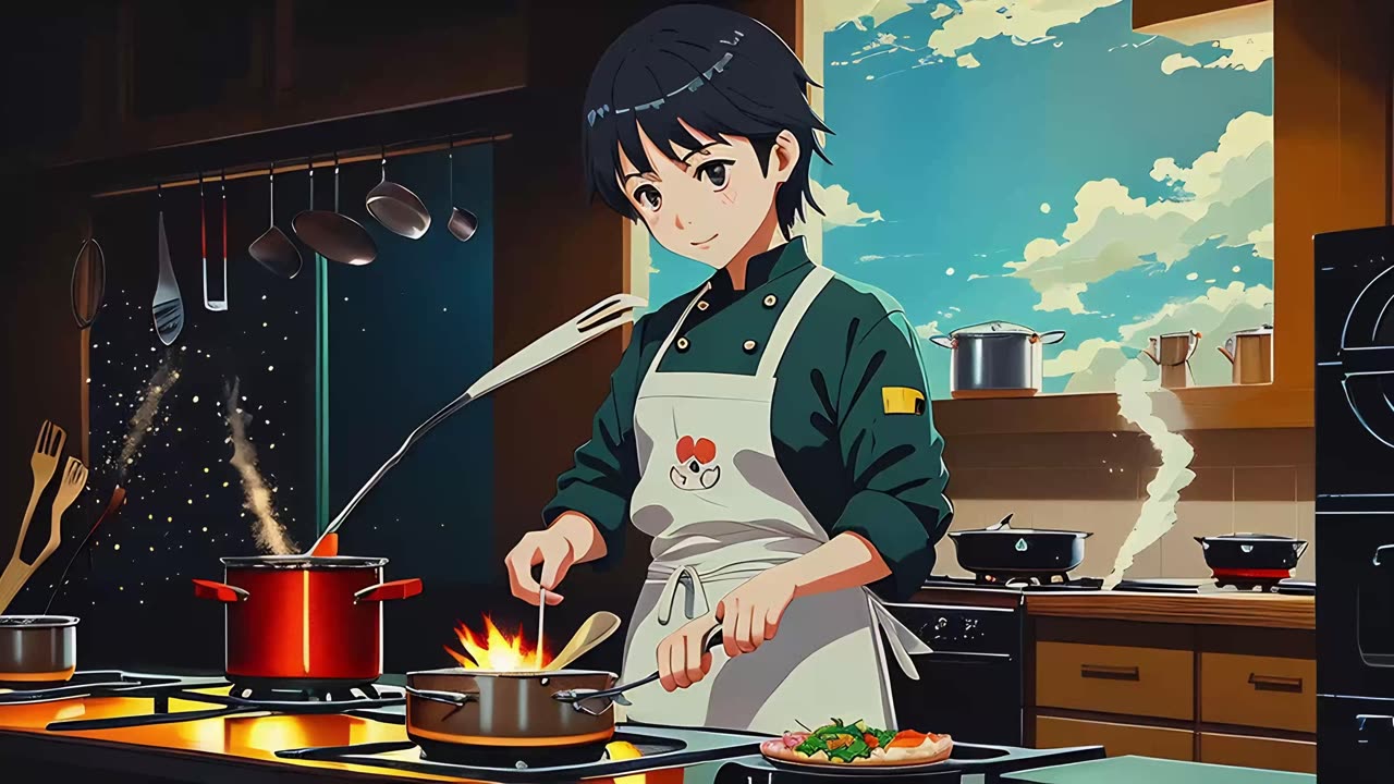 Cooking with Cuteness: Lofi Chibi Girl's Sweet Kitchen Adventures