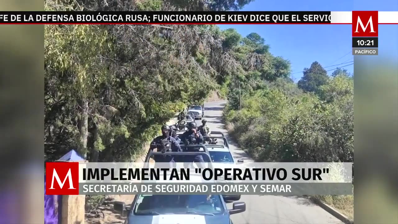 Operativo Sur': Otra operación de seguridad contra el crimen organizado en Edomex