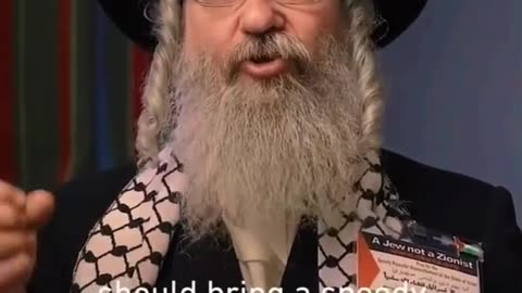 Rabbi: Jews against Zionism