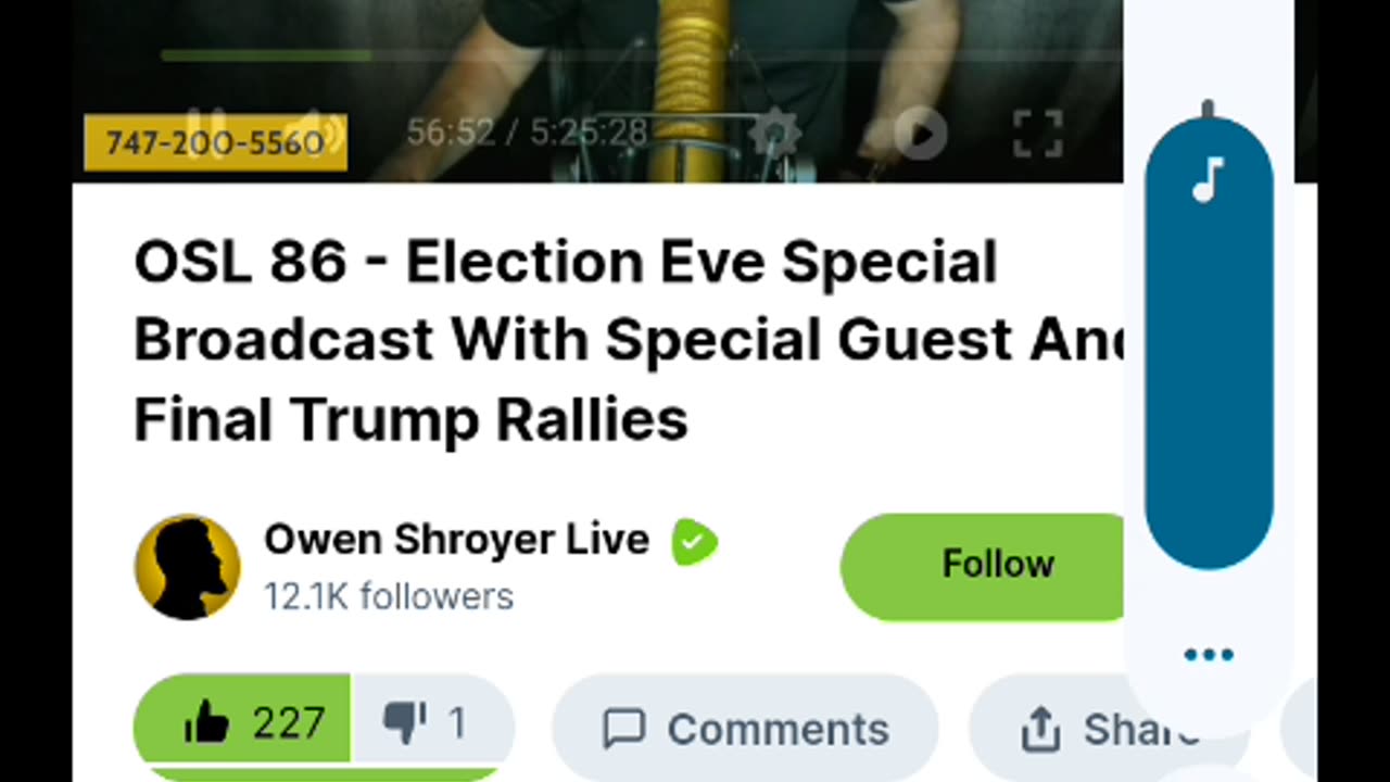 Bart Fine calls Owen Shroyer live Election eve